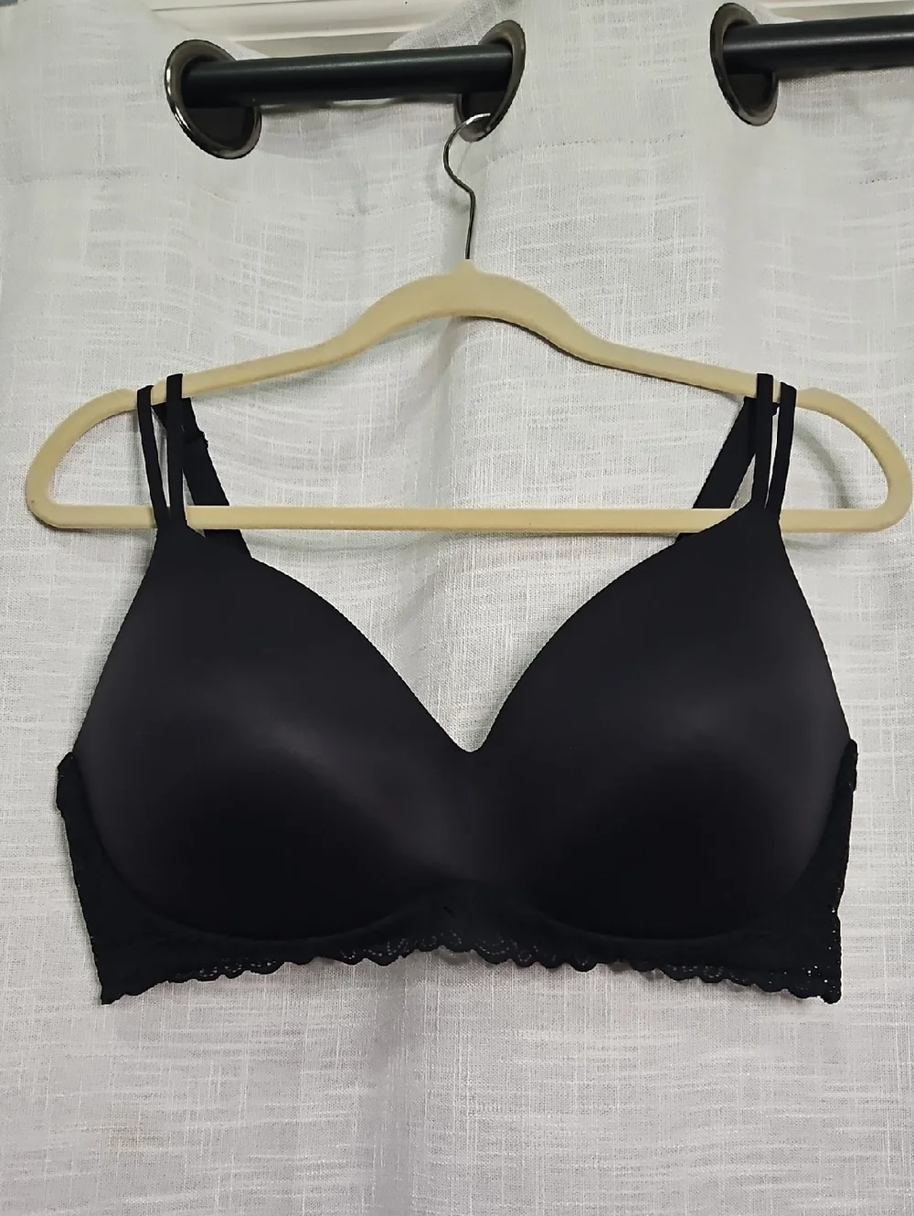 T-Shirt Bra with Lace Band